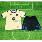 Camiseta Barcelona Segunda Equipación 2025/2026 Oro Niño Kit