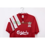 Camiseta Liverpool Primera Equipación Retro 1992/93 Rojo