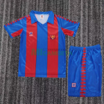 Camiseta Barcelona Primera Equipación Retro 1989/92 Rojo/Azul Niño Kit