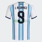 Camiseta J.Álvarez 9 Argentina Primera Equipación 2026 Azul/Blanco