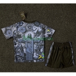 Camiseta Brasil 2024 Especial Edición Negro/Gris Niño Kit