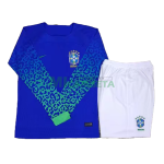 Camiseta Brasil Segunda Equipación 2022 Copa Mundial Kit ML