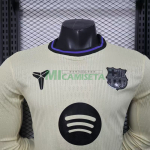 Camiseta Barcelona Segunda Equipación 2025/2026 ML Oro (EDICIÓN JUGADOR)