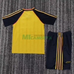 Camiseta Arsenal Segunda Equipación Retro 1988/90 Amarillo/Negro Niño Kit