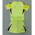 Camiseta de Portero Real Madrid 2025/2026 Amarillo Niño Kit