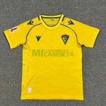 Camiseta Cadiz Primera Equipación 2025/2026 Amarillo con Parche La Liga