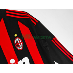 Camiseta AC Milan Primera Equipación Retro 2008/09 ML Rojo/Negro
