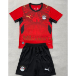 Camiseta Egipto Primera Equipación Mundial 2026 Rojo Niño Kit