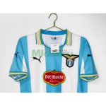 Camiseta Lazio Primera Equipación Retro 1999/00 Blanco/Azul
