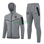 Chandal con Capucha Barcelona 2024/2025 Gris