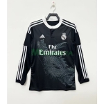 Camiseta Real Madrid Tercera Equipación Retro 2014/15 ML Negro
