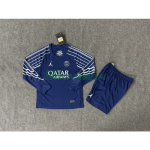 Camiseta PSG Cuarta Equipación 2025/2026 ML Azul Niño Kit