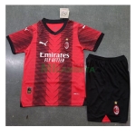 Camiseta AC Milan Primera Equipación 2023/2024 Niño Kit