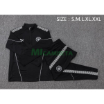 Sudadera De Entrenamiento Manchester City 2025/2026 Kit Negro con Estampado en Manga