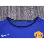 Camiseta Manchester United Tercera Equipación Retro 2002/03 Azul Niño Kit
