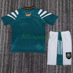 Camiseta Alemania Segunda Equipación Retro 1996 Verde Niño Kit
