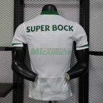 Camiseta Lisboa Segunda Equipación 2025/2026 Blanco (EDICIÓN JUGADOR)