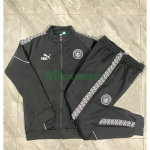 Chandal Manchester City 2025/2026 Niño Negro con Estampado en Manga