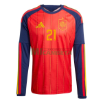 Camiseta Oyarzabal 21 España Primera Equipación 2026 ML Rojo/Azul