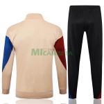 Chandal Barcelona 2024/2025 Beige/Rojo/Azul