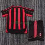 Camiseta MALDINI 3 AC Milan Primera  Equipación Retro 2006/07 Niño Kit Rojo/Negro