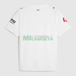 Camiseta Valencia Primera Equipación 2025/2026 Blanco con Parche La Liga