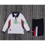 Camiseta Inglaterra Primera Equipación Retro 1998 ML Blanco Niño Kit
