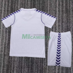 Camiseta Real Madrid Primera Equipación Retro 1988/90 Blanco Niño Kit