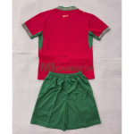 Camiseta Marruecos Primera Equipación Mundial 2026 Rojo Niño Kit