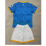 Camiseta Wolverhampton Wanderers Tercera Equipación 2025/2026 Azul Niño Kit