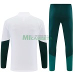 Sudadera De Entrenamiento Real Madrid 2026/2027 Blanco/Verde Oscuro