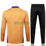 Sudadera De Entrenamiento Real Madrid 2024/2025 Kit Naranja/Morado