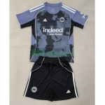 Camiseta Eintracht Fráncfort Tercera Equipación 2025/2026 Negro/Gris Niño Kit