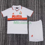 Camiseta AC Milan Segunda Equipación Retro 1993/94 Blanco Niño Kit
