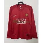 Camiseta Manchester United Primera Equipación Retro 07/08 ML