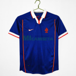 Camiseta Holanda Segunda Equipación Retro 1998 Azul