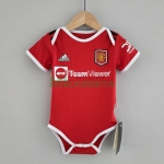 Camiseta Manchester United Primera Equipación 2022/2023 Baby
