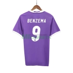 Camiseta BENZEMA 9 Real Madrid Segunda Equipación Retro 2016/17