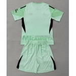 Camiseta de Portero Arsenal 2025/2026 Verde Claro/Negro Niño Kit