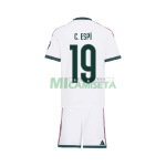 Camiseta C. ESPÍ 19 Real Madrid Primera Equipación 2026/2027 Blanco Niño Kit con Parche HP