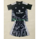 Camiseta de Portero Manchester United Primera Equipación 2026/2027 Negro Niño Kit
