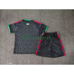 Camiseta México Tercera Equipación Mundial 2026 Negro Niño Kit