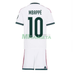 Camiseta MBAPPÉ 10 Real Madrid Primera Equipación 2026/2027 Blanco Niño Kit con Parche HP