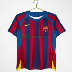 Camiseta Barcelona Primera Equipación Retro 2005/06 Rojo/Azul