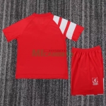 Camiseta Liverpool Primera Equipación Retro 1991/92 Rojo Niño Kit