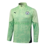 Sudadera De Entrenamiento Manchester City 2025/2026 Verde Claro con Estampado