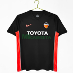 Camiseta Valencia 2006/07 Segunda Equipación Retro Negro