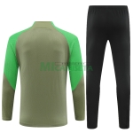 Sudadera de Entrenamiento Atlético de Madrid 2024/2025 Niño Kit Verde (El Escudo Anterior)