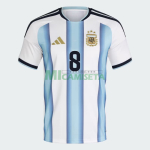 Camiseta E.Fernández 8 Argentina Primera Equipación 2026 Azul/Blanco