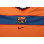Camiseta Barcelona Tercera Equipación Retro 1998/99 Naranja Niño Kit